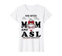 Mom and ASL American Sign Language Mother's Day T-Shirt
