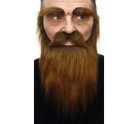 Mom Bigote et barbe à sourcils Marron One Size