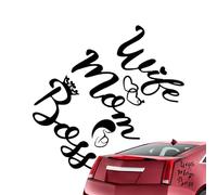 Mom Boss Car Decal | Autocollants de Moto Créatifs | Autocollants Corps de Camion Autocollants de Moto Imperméables Autocollants pour Voiture Accessoires de Voiture Autocollants pour Voitures