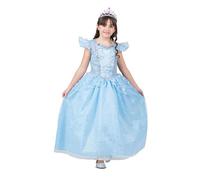 Mom Costume De Princesse Soulier De Verre Avec Gants Et Robe Enaguas