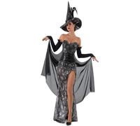 Mom Cobweb Witch Costume Noir S Enfants