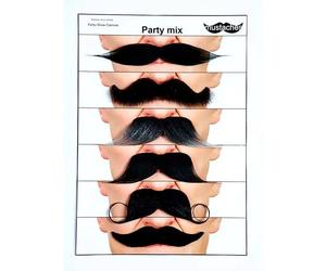 Mom Ensemble De 6 Moustaches