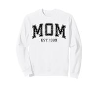 Mom Est 1989 Personnalisé Maman Fête des Mères Personnalisé Sweatshirt