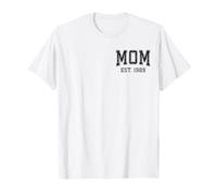 Mom Est 1989 Personnalisé Maman Fête des Mères Personnalisé T-Shirt