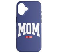 Mom Est. 2025 New Mother Pregnancy Announcement Design Coque pour iPhone 16