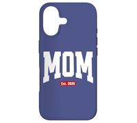 Mom Est. 2025 New Mother Pregnancy Announcement Design Coque pour iPhone 17