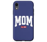 Mom Est. 2025 New Mother Pregnancy Announcement Design Coque pour iPhone XR