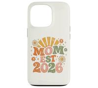 Mom Est 2026 Groovy Retro Daisy Flower New Mom Mother's Day Coque pour iPhone 13 Pro