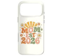Mom Est 2026 Groovy Retro Daisy Flower New Mom Mother's Day Coque pour iPhone 17 Pro Max