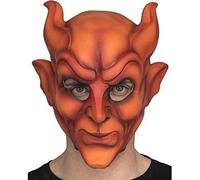 Mom Full Devil Masque de protection en latex Orange Orange One Size