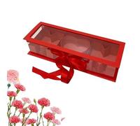 Mom Gift Box Empty, Mom Empty Flower Box, Mom Box for Flowers, Fillable Mom Flower Box Mom Flower Gift Letter Shaped, Mothers Day Box, Mom Gifts for DIY (Size : Red)
