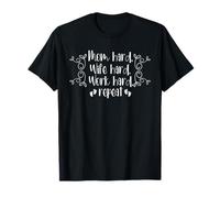 Mom Hard Wife Hard Work Hard Repeat Mothers Day for Mommy T-Shirt