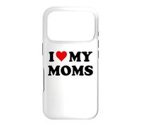Mom I Love My Moms Pride Two Moms are Better Than One Mother Coque pour iPhone 17 Pro