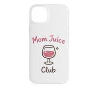 Mom Juice Club Funny Wine Drinking Mothers Humor Design Coque pour iPhone 14 Plus