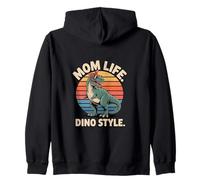 Mom Life Dinosaure rétro T Rex Sweat à Capuche