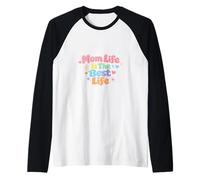 Mom Life is The Best List Fête des Mères Maman Maman Manche Raglan
