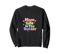 Mom Life is The Best List Fête des Mères Maman Maman Sweatshirt