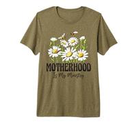 Mom Life Mama La maternité est Mon ministère T-Shirt Haut de Gamme