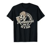 Mom Life Une amoureuse du café qui survit à la maternité, une gorgée à la fois T-Shirt