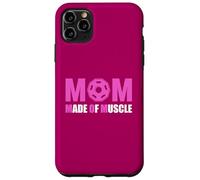 Mom Made of Muscle Funny Gym Mommy Fitness Workout Coque pour iPhone 11 Pro Max