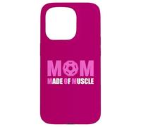 Mom Made of Muscle Funny Gym Mommy Fitness Workout Coque pour iPhone 15 Pro