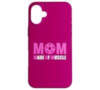 Mom Made of Muscle Funny Gym Mommy Fitness Workout Coque pour iPhone 16 Plus