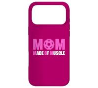 Mom Made of Muscle Funny Gym Mommy Fitness Workout Coque pour iPhone 17 Pro Max