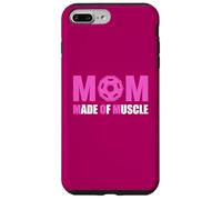 Mom Made of Muscle Funny Gym Mommy Fitness Workout Coque pour iPhone 7 Plus/8 Plus