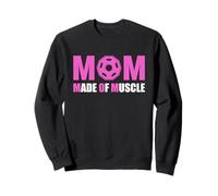 Mom Made of Muscle Funny Gym Mommy Fitness Workout Sweatshirt