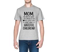 Mom No Matter What Life Throws At You Grey Men's T-Shirt Tee