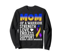 Mom of a Warrior Bladder Cancer Awareness Products Gifts Sweatshirt