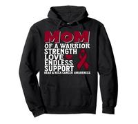 Mom of a Warrior Head and Neck Cancer Awareness Gifts Sweat à Capuche