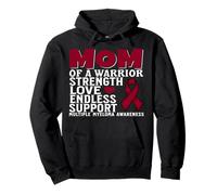 Mom of a Warrior Multiple Myeloma Awareness Family Matching Sweat à Capuche