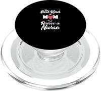 Mom of Nurse The Best Kind of Mom élève Une infirmière PopSockets PopGrip pour MagSafe