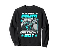 Mom of The Birthday Boy Jeu vidéo d'anniversaire Assorti Sweatshirt