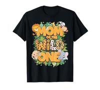 Mom Of The Wild One 1er anniversaire famille safari assorti T-Shirt
