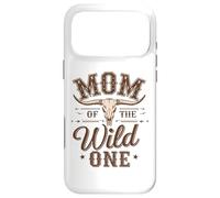 Mom of The Wild One Cowboy Western Rodéo Party Assorti Coque pour iPhone 17 Pro Max