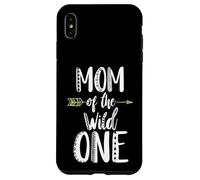 Mom of The Wild One Mother's Day Funny Saying Toddler Coque pour iPhone XS Max