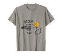 Mom Outside Box Thinker Creative Supermom Creative Thinking T-Shirt