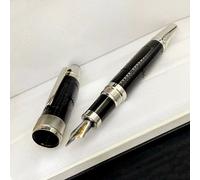 Mom-Stylo Plume Série Petit Prince,Saint Exupery Mb,Cadeau D'écriture À Encre,Fournitures De Bureau Avec Numéro De Série - Type Fontaine Noire-Avec Étui En Cuir
