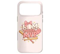 Mom, The Real Most Valuable Person Funny Baseball Design Coque pour iPhone 17 Pro Max