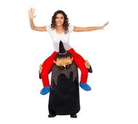 Mom Tunique Noire De Sorcière Avec Personnage Pour Costume