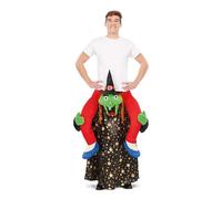 Mom Tunique Ride-on Witch Stars Avec Costume De Personnage