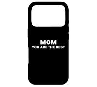 Mom You are The Best in White Vintage Style Police Coque pour iPhone 17 Pro