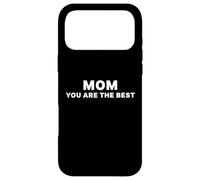 Mom You are The Best in White Vintage Style Police Coque pour iPhone 17 Pro Max