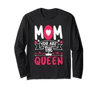 Mom You are The Queen Happy Mothers Day for Mommy Manche Longue