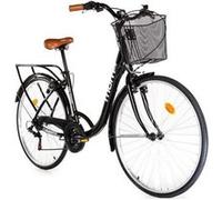 Moma Bikes, Vélo de Ville City Classic 28, Aluminium SHIMANO 18V Noir G