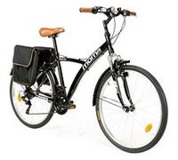 Vélo Trekking MOMA BIKES HYBRID 26"" Aluminium SHIMANO 18 Vitesses Suspension avant