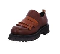 Moma Slipper & Mocassin 74305E-CU, Cuir lisse, Marron, Femme