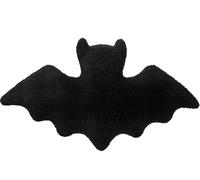 MOMAHUA Peluche Chauve-Souris Noire Halloween, Jouet Doudou en Peluche d'halloween Décoratif - 20-25cm - Idée Cadeau Collection pour Enfants, Déco Fête d'halloween